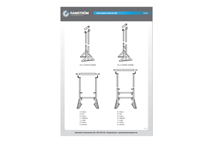Monteringsanvisning 3010SB 1503 Stödrullbock