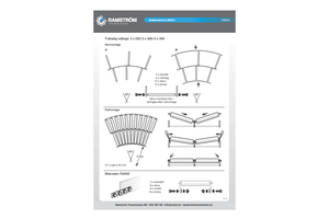 Monteringsanvisning 3010C Odriven rullbana Kurva