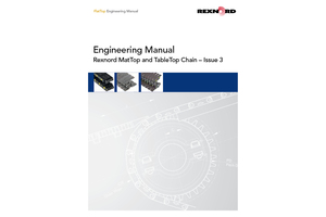 Rexnord Teknisk Handbok för MatTop- och TableTop-kedjor.