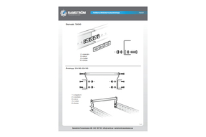 Monteringsanvisning 3010 Odriven rullbana