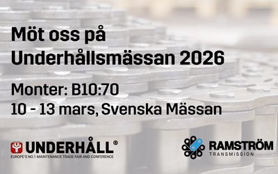 Möt oss på Underhållsmässan 2026