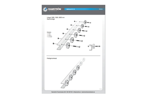 Monteringsanvisning 1HL 11 Hjullist