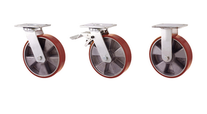 TG 22 Polyuretanhjul med svetsad stålbygel
